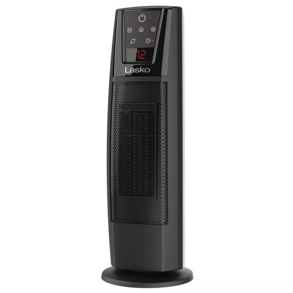 Lasko 1500 BTU Ceramic Tower Heater With Remote