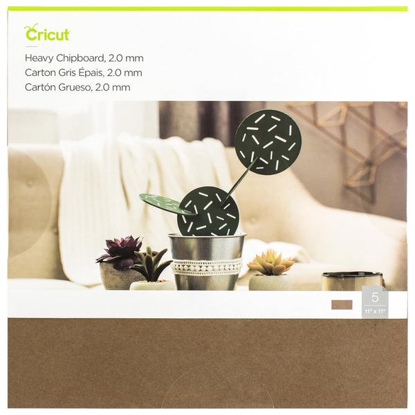 Cricut Heavy Chipboard 11'' x 11'' 5 Sheets