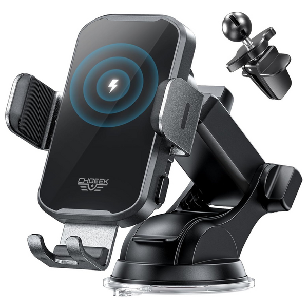 CHGeek 15W Wireless Car Mount Phone Charger