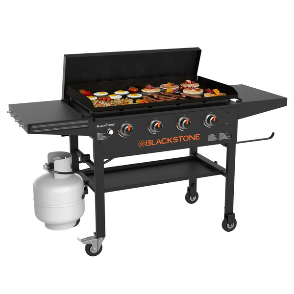 Blackstone 4-Burner 36" Gas Griddle Cooking Station With Hard Cover