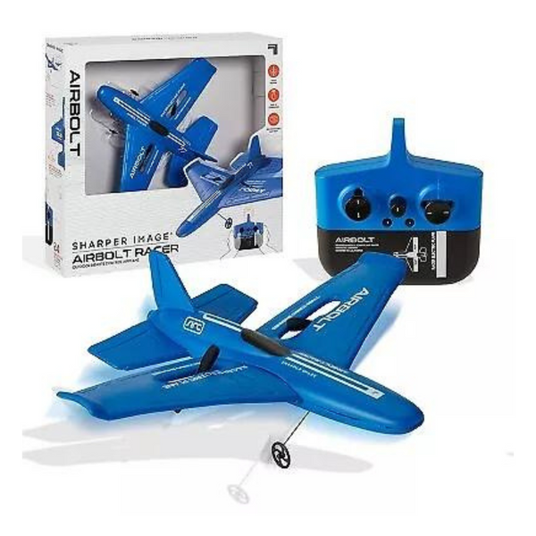 Sharper Image Airbolt Racer RC Airplane With 2.4 GHz Remote