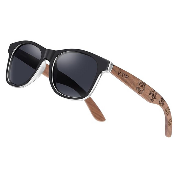 UVA Protection Polarized Wooden Polycarbonate Sunglasses - Various