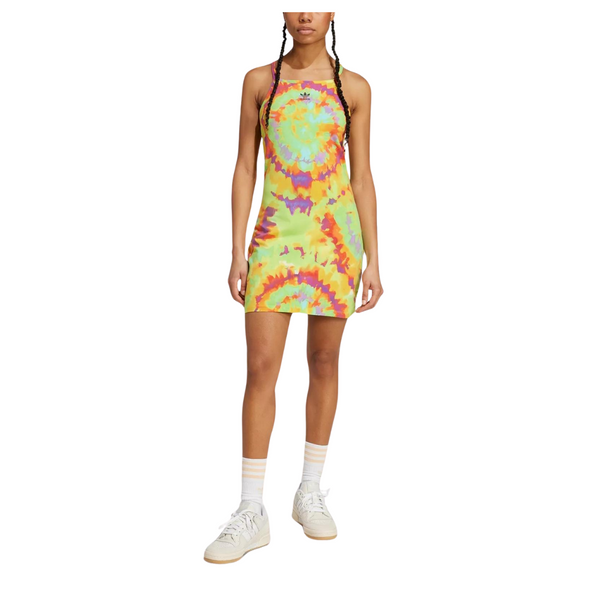 adidas Women's Tie-Dyed Dress (Yellow / Multicolor)