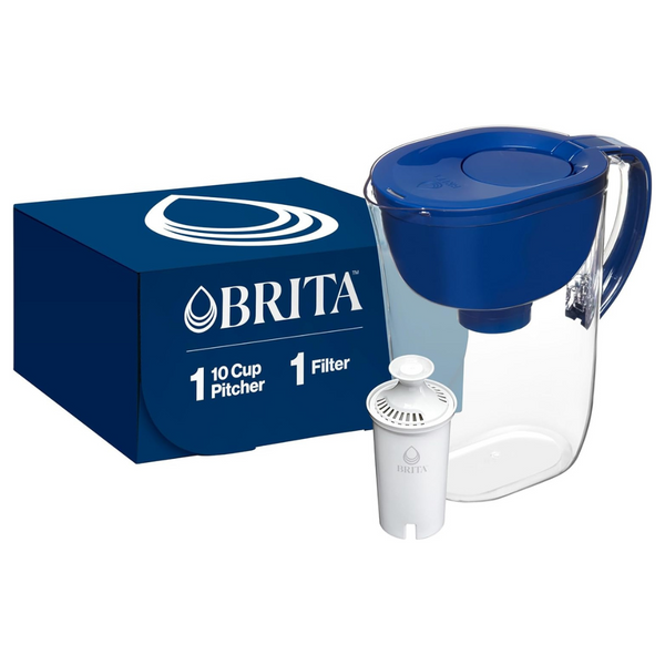 Brita Large Water Filter Pitcher For Tap And Drinking Water