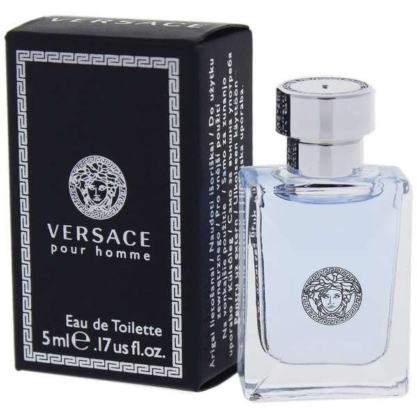 Versace Pour Homme Cologne Mini EDT Splash (0.17 Oz)