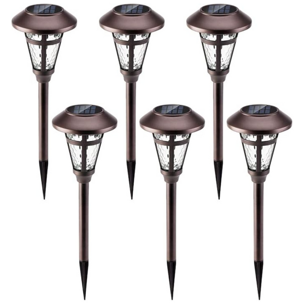 6 Pack LED Decorative Bright Solar Outdoor Lights