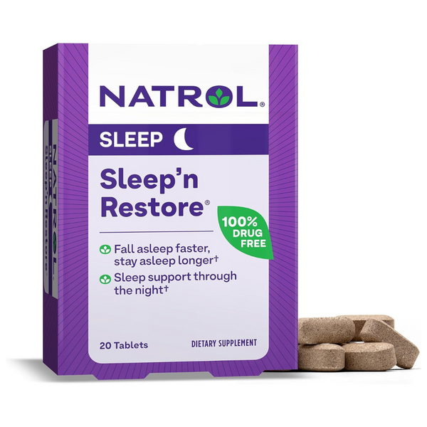 20-Count Natrol Sleep N Restore Tablets