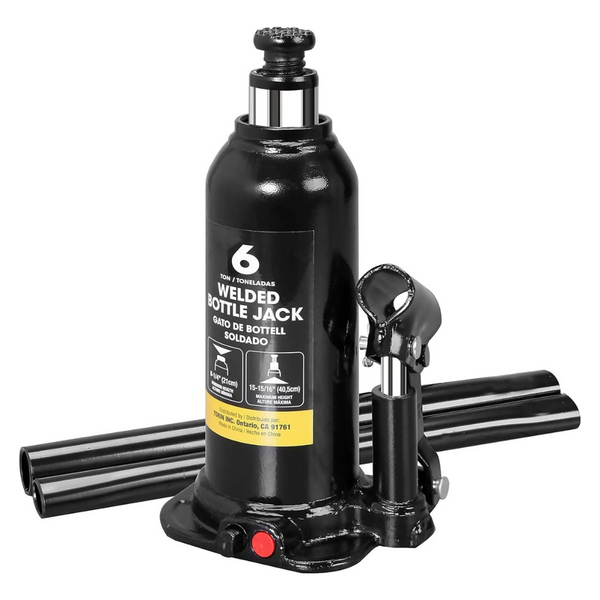 Torin 6 Ton Capacity Hydraulic Welded Bottle Jack (AT90603BB)