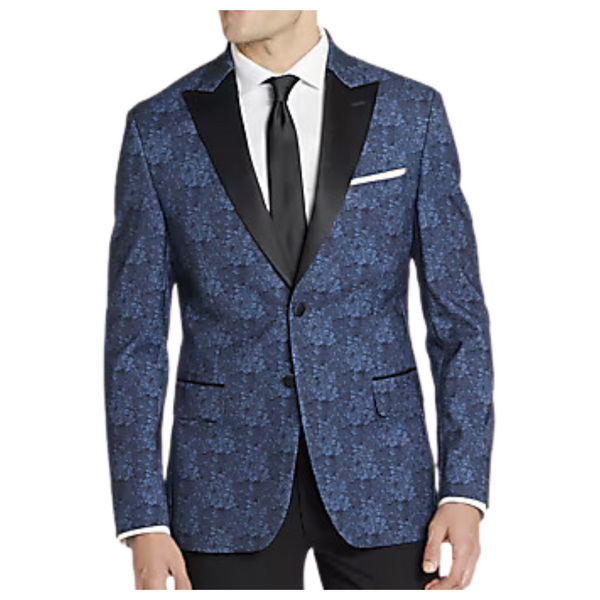 Egara Slim Fit Peak Lapel Dinner Mens Jacket (Various)