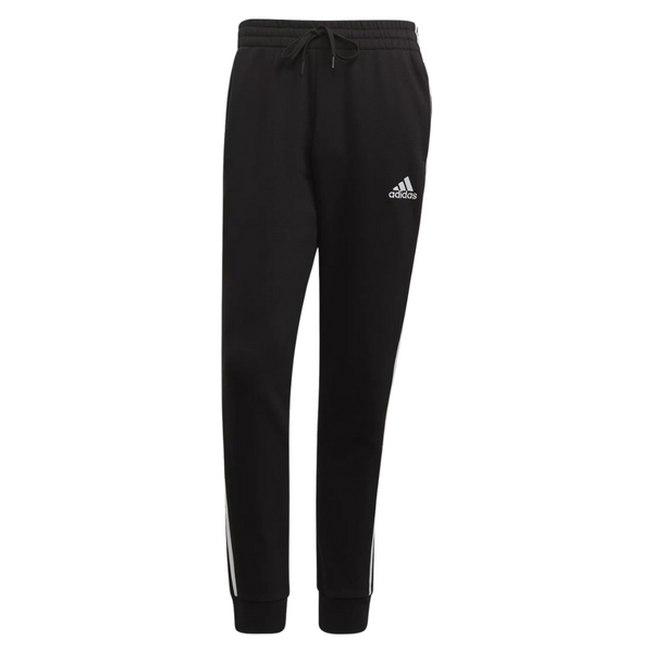 Adidas Men's Essentials French Terry Tapered-Cuff 3-Stripes Pants (2 Colors)