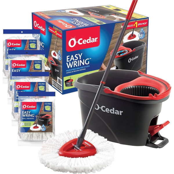 O-Cedar Spin Mop & Bucket Floor Cleaning System