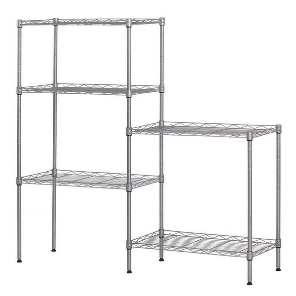 Ktaxon 60"x22"x12" Heavy Duty 5-Tier Wire Shelving Rack