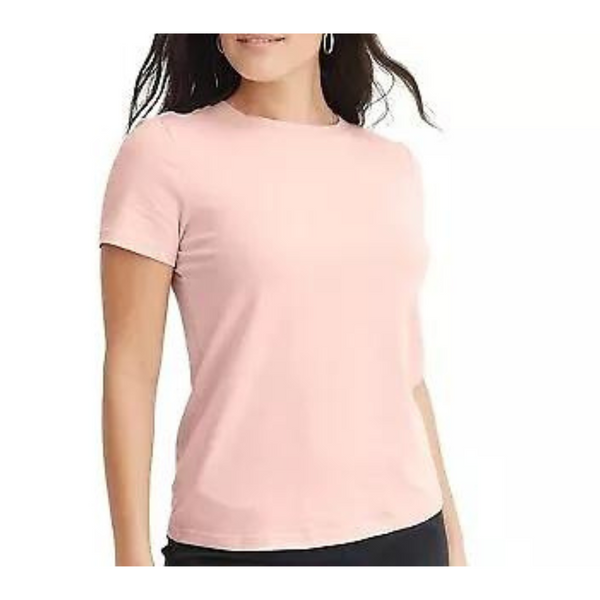 Jockey Women's Cotton Stretch Tee (Coral Mist)