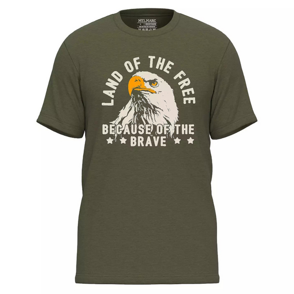 Americana Free Eagle Men's Short Sleeve Graphic Tee