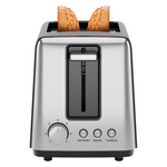 Chefman 2 Slice 7 Shade Settings Small Toaster With Removable Crumb Tray