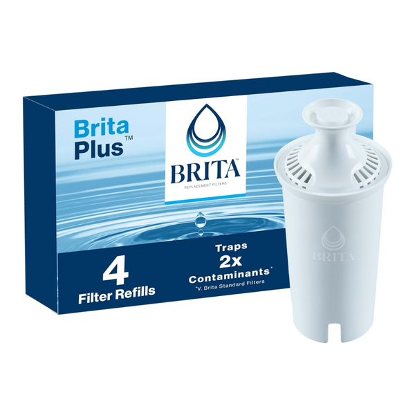 4-Count Brita Plus Replacement Water Filter For Pitchers