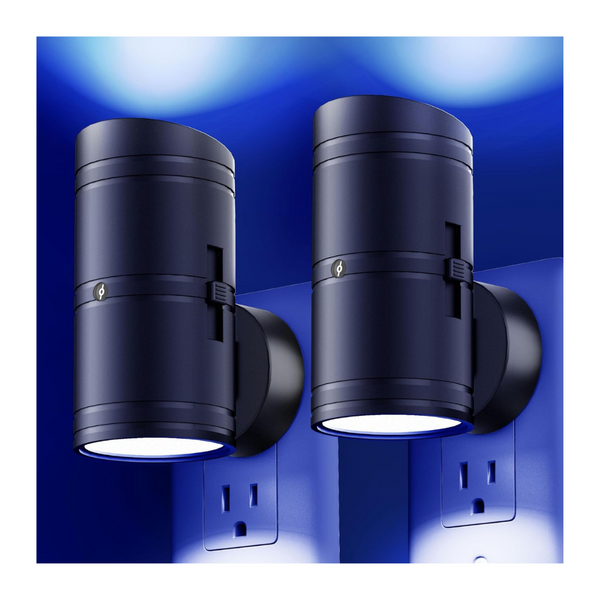 2-Pack Fesnne Night Lights Plug Into Wall With Dusk To Dawn Sensor