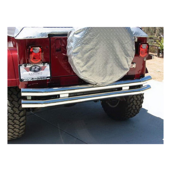 Rampage Double Tube Rear Bumper With Hitch Receiver [Used - Very Good]