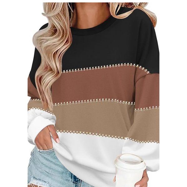 Zeagoo Women's Crewneck Sweatshirts Pullover Tops