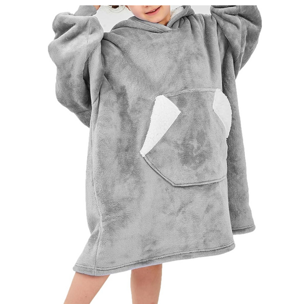 Ramees Kids Sherpa Oversized Sweatshirt Blanket Flannel