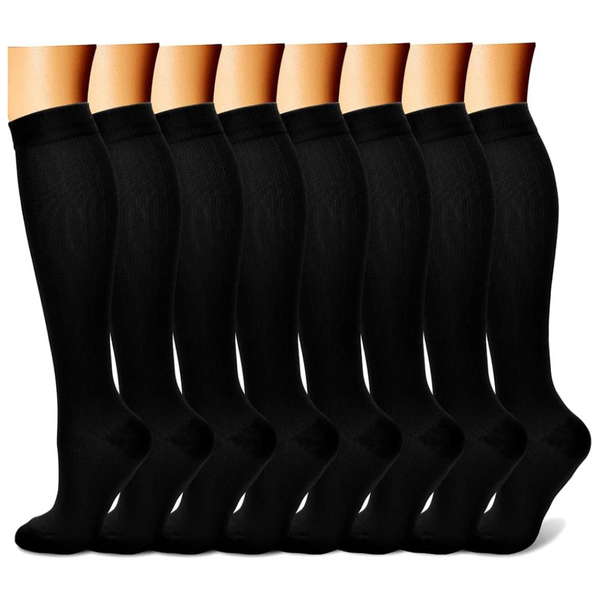 8-Pairs Charmking Unisex Running Compression Socks