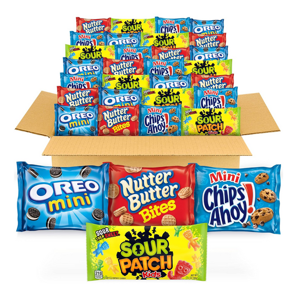 32-Pack Oreo Candy & Nutter Butter Bites Cookies & Candy Variety Pack