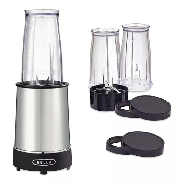 8-Piece Bella Personal 285-Watt Rocket Blender