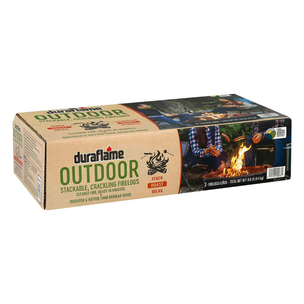 3-Pack Duraflame Outdoor Roasting Firelogs For 1 Crackling Campfire