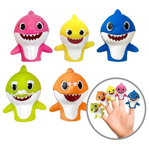 5-Piece Nickelodeon Baby Shark Finger Puppet Set