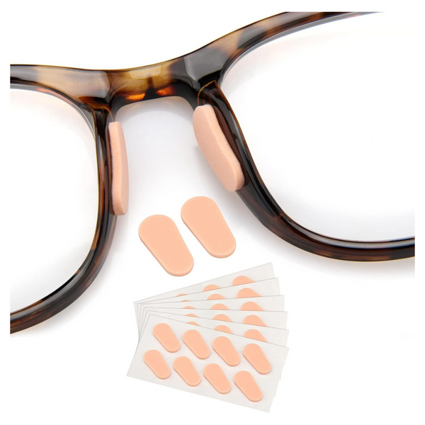 24-Pairs Drop-shaped Anti-Slip Eyeglass Nose Pads