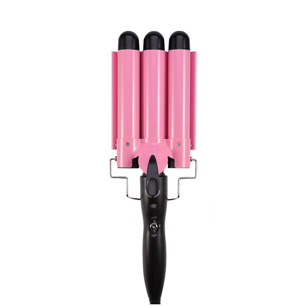 Portable 3 Barrels Hair Curling Roll Ceramic Iron Wand