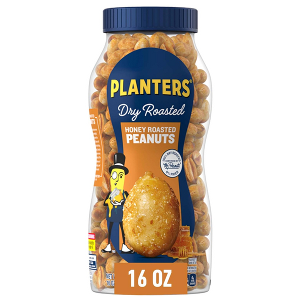 Planters Honey Dry Roasted Peanuts (16 Oz)