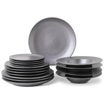 16-Piece Stone Lain Valencia Porcelain Round Dinnerware Set