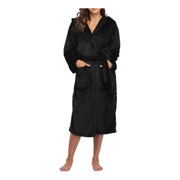 Women's Plush Hooded Winter Warm Robes