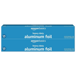 Amazon Basics Heavy Duty Aluminum Foil (125 Sq Ft, Pack Of 2)