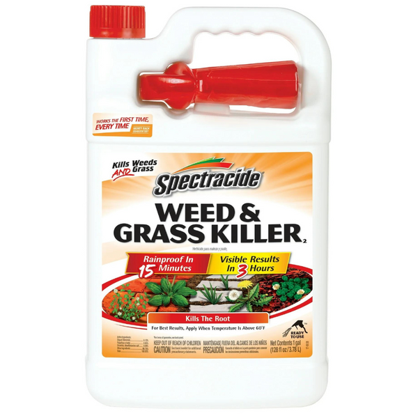 Spectracide Ready-to-Use Weed & Grass Killer Sprayer, 1-Gallon/128oz