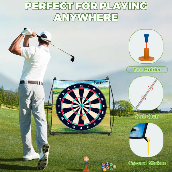 Fbsport Golf Chipping Game With Sticky Balls And Darts