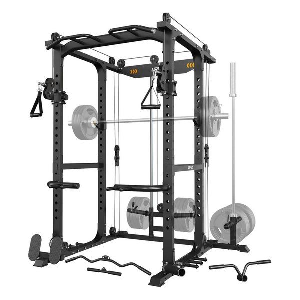 UPGO 1600lbs Power Cage With Adjustable Cable Crossover System