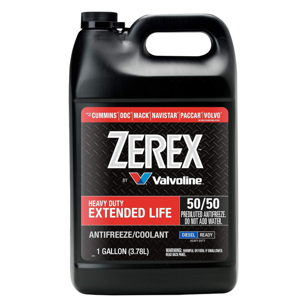 Zerex Extended Life Red Heavy Duty 50/50 Prediluted Ready-To-Use Coolant