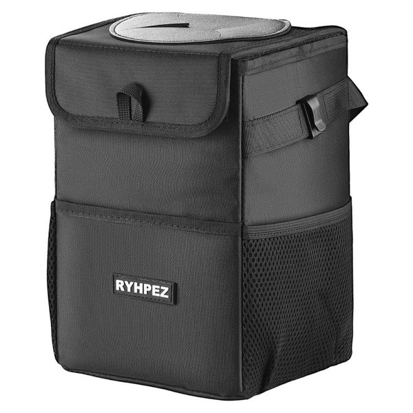 Ryhpez Bag Hanging Car Trash Can With Lid