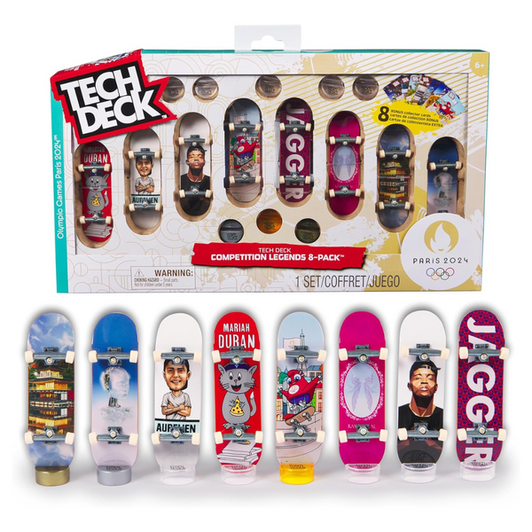 8-Pack Tech Deck Competition Legends Fingerboards