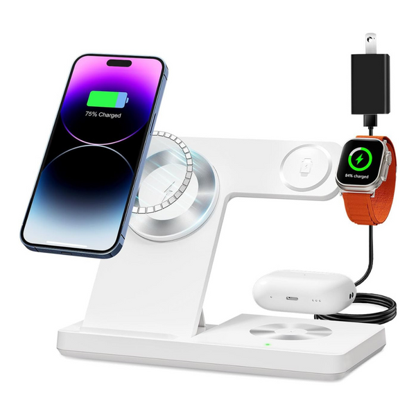 Magnetic 3 In 1 Wireless Charging Station For Multiple Devices (Various)