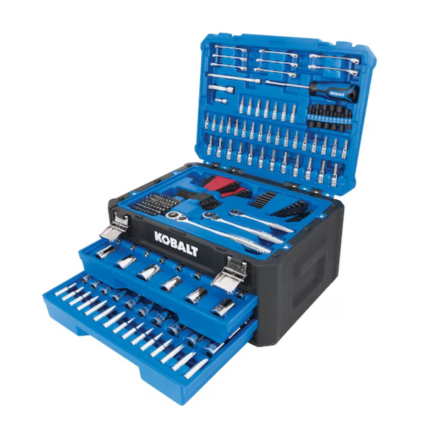 Kobalt 277-Piece Standard Metric Polished Chrome Mechanics Tool Set