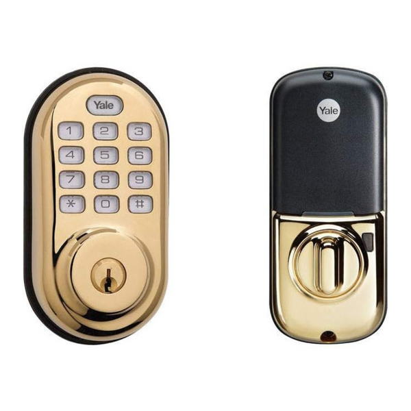 Yale Security Electronic Push Button Deadbolt Fully Motorized