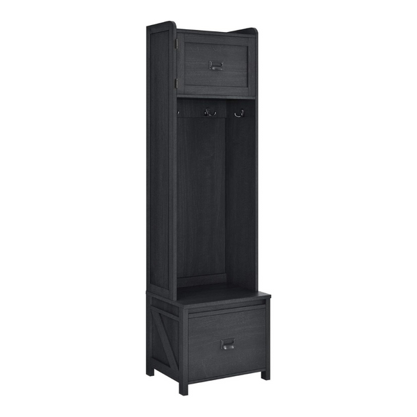 SystemBuild Farmington Entryway Hall Tree With Storage Bench