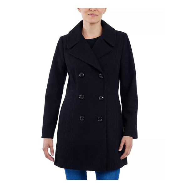 Anne Klein Women's Double-Breasted Peacoat