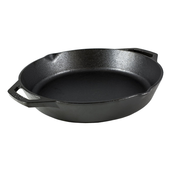 Lodge 12" Pre-Seasoned Cast Iron Skillet With Dual Assist Handles