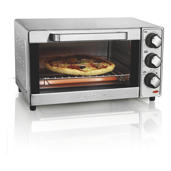 Hamilton Beach Stainless Steel Countertop Toaster Oven & Pizza Maker