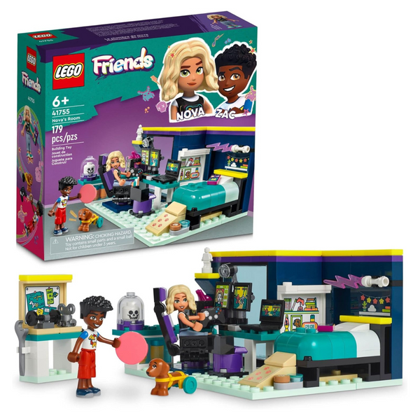 LEGO Friends Nova's Room 41755 Gaming Themed Bedroom Playset