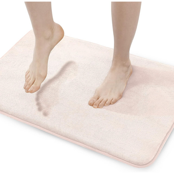 Extra Thick Non Slip Absorbent Memory Foam Bath Rugs